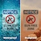 Signmission Gun Free Zone Sign With Symbol, 7 in W x Rectangle, Vinyl Decal OS-2PACK-NS-D-710-V-13178 - alternate 2